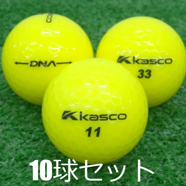 ロストボール キャスコ DNA イエロー 10球セット 中古 Bランク 黄色 ソフト ゴルフボール