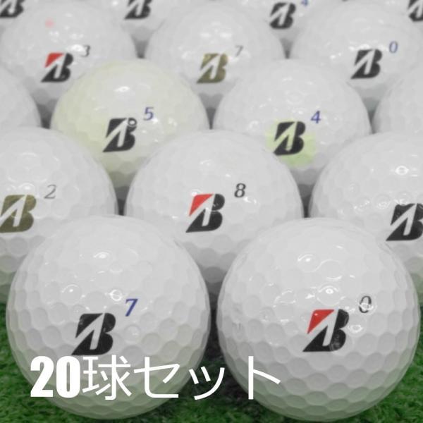 ロストボール ゴルフボール BRIDGESTONE TOUR B XS ホワイト 20球セット 中古...