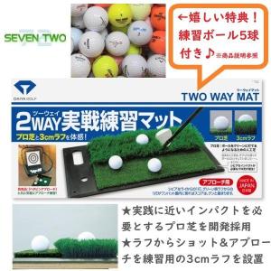 ダイヤ ゴルフマット ツーウェイ実戦練習マット TR-408
