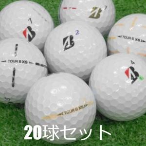 送料無料 ロストボール 訳あり ブリヂストン TOUR B XS ホワイト 20球セット 中古 ツアーB 白 ワケアリ ゴルフボール｜seventwo