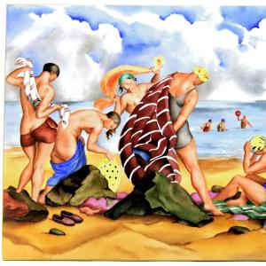 セーブル 超希少 一点物 陶板画 ポール ヴェ...の詳細画像1