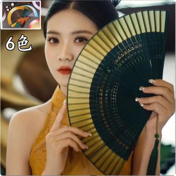 扇子 レディース 和装小物 猛暑対策 無地 夏用 折りたたみ 竹製 シンプル 透け 熱中症対策 女性...