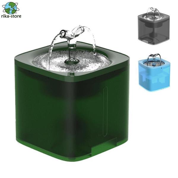 ペット 猫 犬 水飲み器 浄水 自動 大容量 循環式 2L ペット用品 透明 安全 自動給水器 おし...