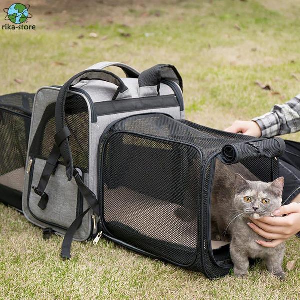 ペットキャリー リュック ペットスリング 猫 中型犬 バッグ おしゃれ ペット用品 安い 猫用品 折...