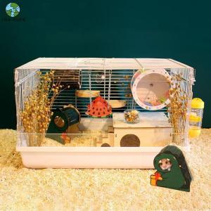 Ruexueの大型ハムスターケージ Ruexue 大型ハムスターケージ 透明アクリル小動物ケージ
