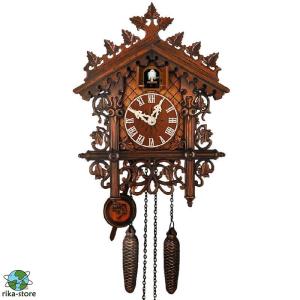 掛け時計 鳩時計 おしゃれ 北欧 カッコウ 本格 本格ふいご式 木製 カッコークロック ハウス型