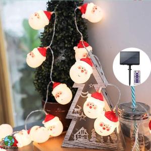 クリスマス Ledライト イルミネーション サンタクロース 20電球 3M 屋外 電球 雪だるま 室内 電池式 パーティー おしゃれ かわいい クリスマスライト飾り｜sewingrika-store