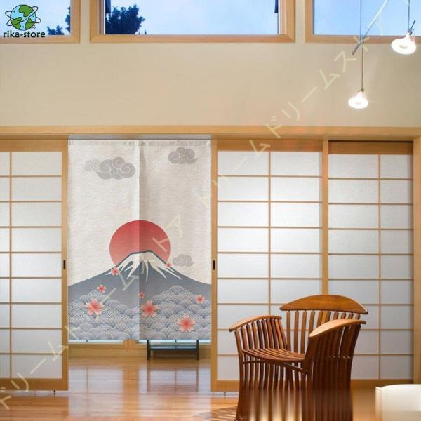 のれん 間仕切り 半間のれん 温泉 浴場 枝垂れ桜 暖簾 和風 室内インテリア 施設向け バスルーム...