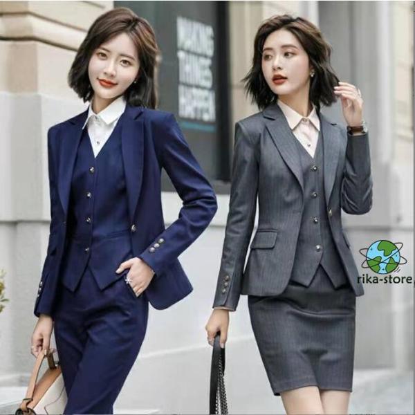 スーツセット レディース   パンツセット スカートセット 20代30代40代 事務服 フォーマル ...
