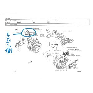 安心の6ヶ月保証 ダイハツ ミラ ココア L675 L685 エンジンマウント