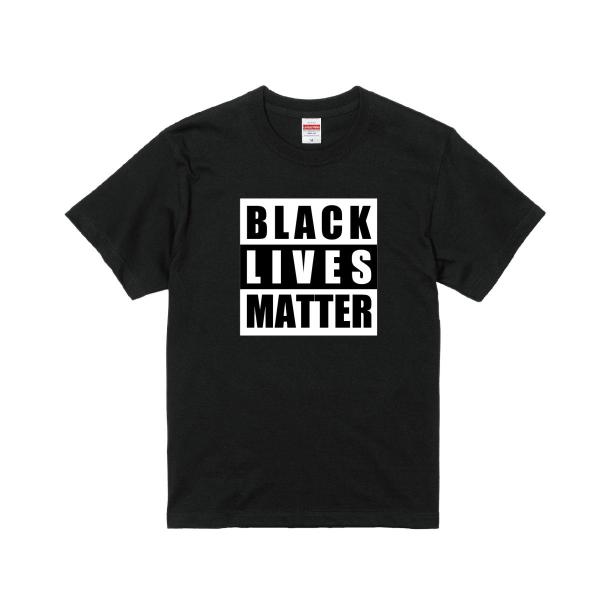 black lives matter BLM 差別 世界 平和 オリジナル Tシャツ 半袖