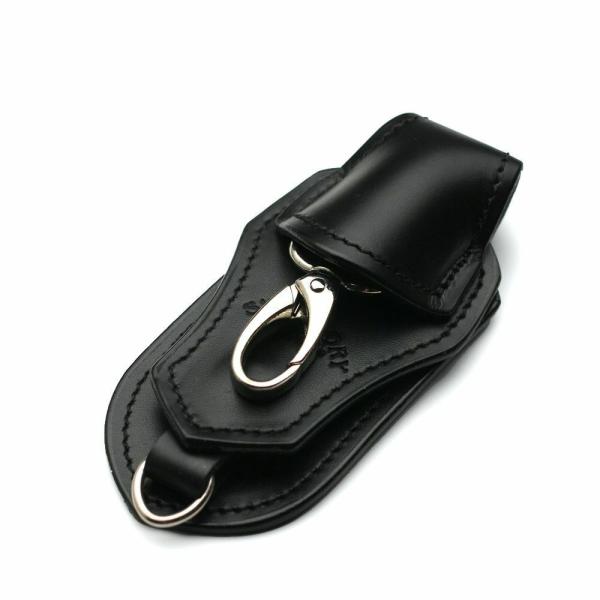 S'FACTORY ベルトループ キーリング＆ループ カウレザー ブラック（牛革）