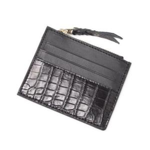 vermilion（ヴァーミリオン） 阿波松煙墨染クロコ S3H マネークリップ