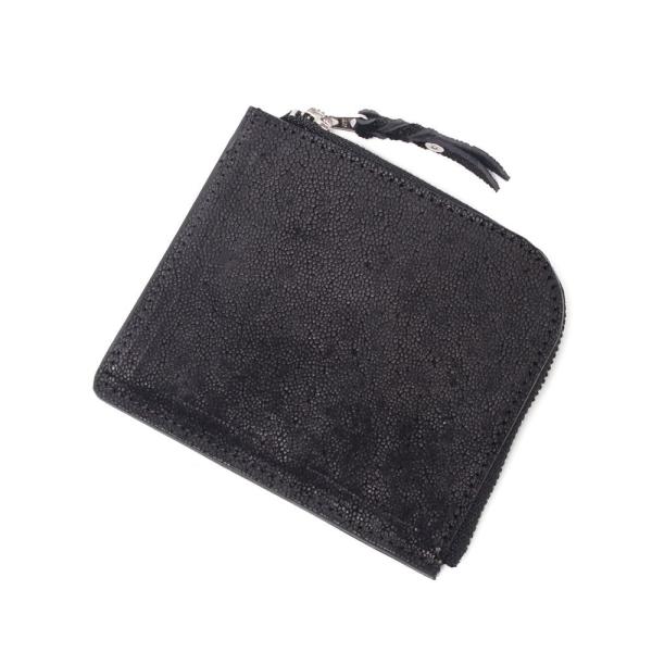 S'FACTORY 小銭入れ L字コインケース ブラックエレファント（ゾウ革）