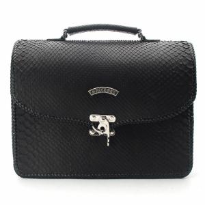 S'FACTORY バッグ 縁編みセカンドバッグ シャーク（サメ革） : S