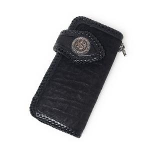 S’FACTORY バイカーズウォレット&チェーン　美品‼️ S'FACTORY 革財布 バイカーズウォレット05 カウレザー ブラック（牛革