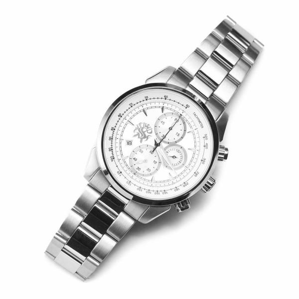 S'FACTORY 腕時計 クロノグラフ腕時計 ホワイト×シルバー