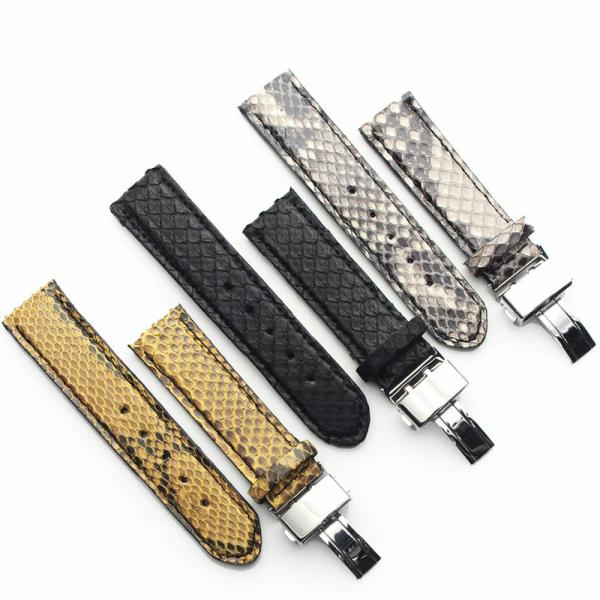 S'FACTORY 腕時計 時計ベルト パイソン（ヘビ革）