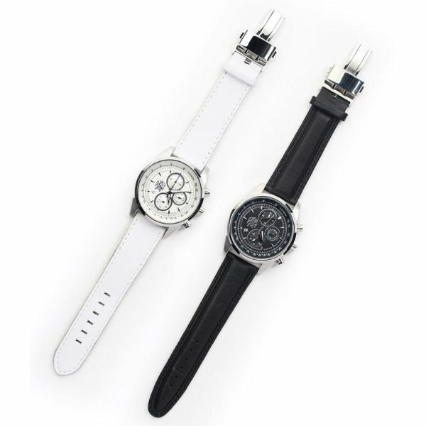 S'FACTORY 腕時計 クロノグラフ腕時計レザーベルト カウレザー（牛革）