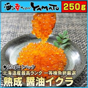 訳あり いくら 熟成醤油イクラ 250g (2017年生産)  北海道産 秋鮭 魚卵