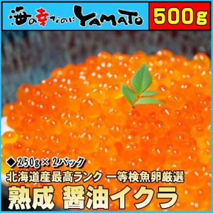いくら 熟成醤油イクラ500g 北海道産 秋鮭 魚卵 グルメ
