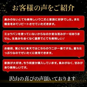 うに ウニ 天然生ウニ100g 雲丹 ミョウバ...の詳細画像2