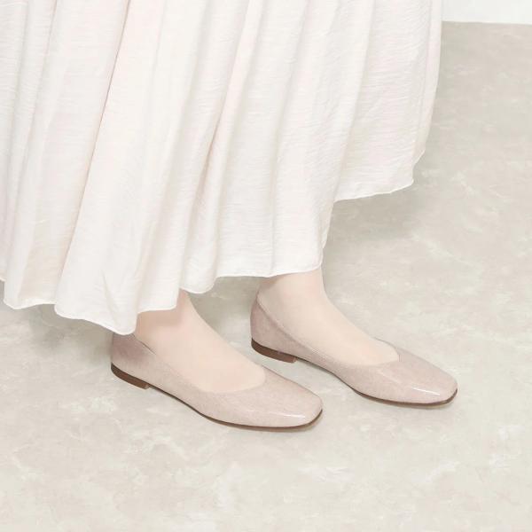 111 美脚スタイル ブイカットラインパンプス 日本製 オフィスカジュアル 結婚式 パーティ きれい...