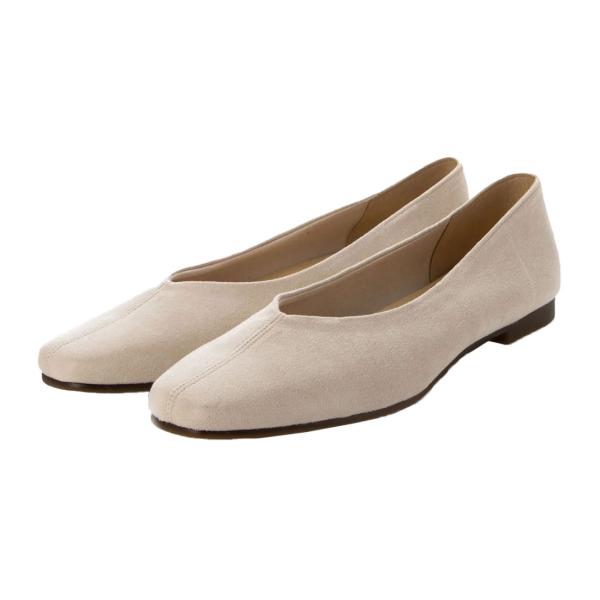2025 美脚スタイルセンターシームフラットシューズ スエード 日本製 オフィスカジュアル 結婚式 ...