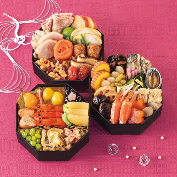 和洋おせち【八角】三段重 おせち お節 贈り物 ギフト 2025 送料無料