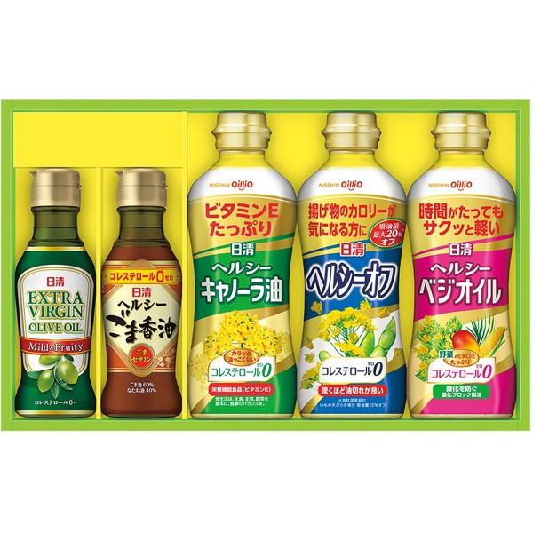 日清オイリオ オリーブオイル&amp;バラエティオイルギフト OV-25N お歳暮 贈り物 ギフト 2025...