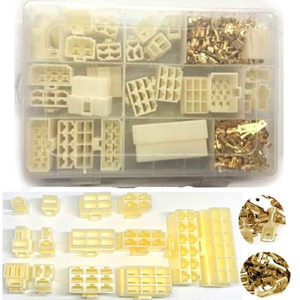 S.fields.inc正規直営店 バイク コネクター 圧着 端子 カプラー オス メス セット 旧...