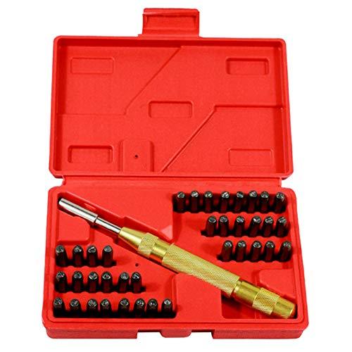 S.fields.inc正規直営店 文字ポンチ アルファベット &amp; 数字 37文字 打刻印セット 刻...