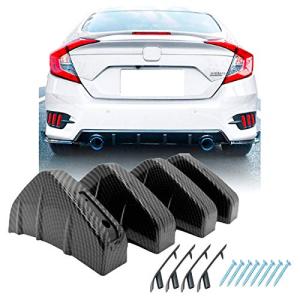 リアディフューザー 車 汎用 4個セット 取り付けネジ付きでドライバー1つで簡単ドレスアップ