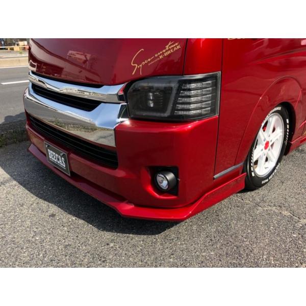 BEECAS/ビーキャス【（F200GT）フロントリップスポイラー(フリッパー）】200系ハイエース...