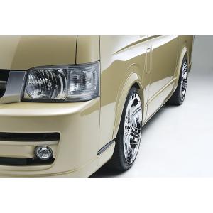 200系ハイエース プレミアムオーバーフェンダーキット未塗装