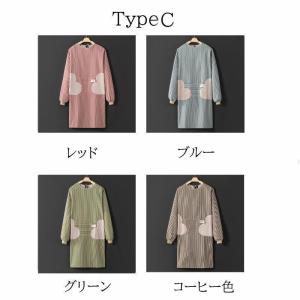 大人用 割烹着 エプロン ロング new スト...の詳細画像3