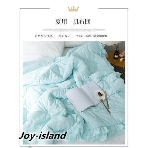 ひんやり 肌掛け布団 シングル/ダブル 接触冷...の詳細画像1