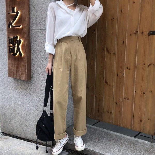 【特価】ワイドパンツルック50代40代レディースファッション30代ワイドレッグパンツカジュアルパンツ...