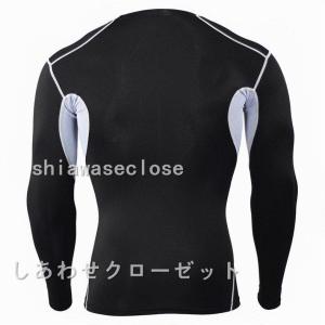 加圧シャツ アンダーシャツ メンズ 長袖 コン...の詳細画像4