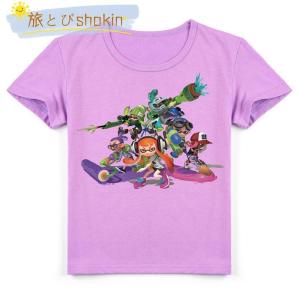 スプラトゥーン 子供服 半袖Tシャツ 女の子 ...の詳細画像5