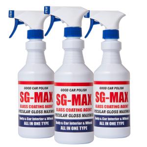 SG-MAX 3本＋専用クロスセット ガラスコーティング ガラスコーティング剤 SG-MAX