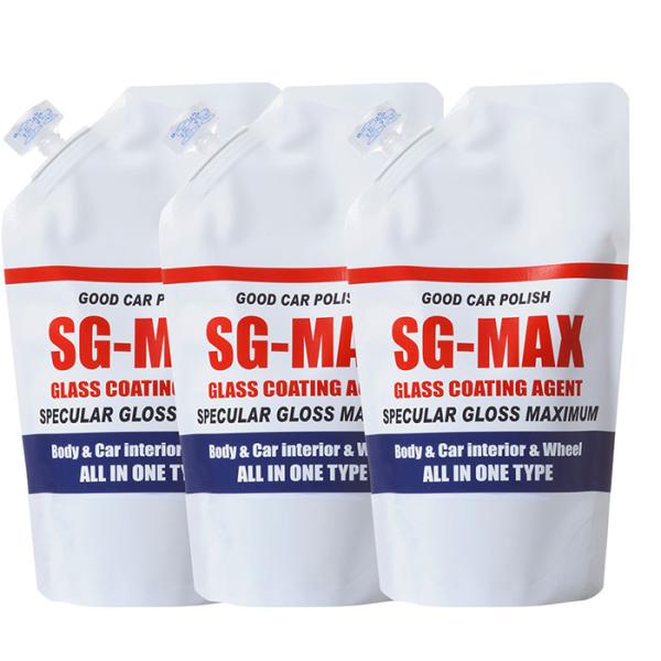 300mm 増量！ガラスコーティング剤 SG-MAX 詰め替え用 3本セット  送料無料
