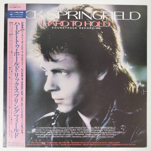 29158 ★美盤 RICK SPRINGFIELD/HARD TO HOLD ※帯付
