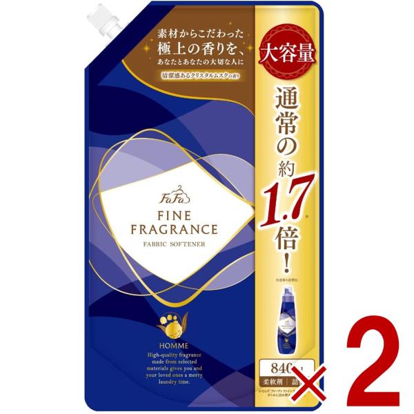 ファーファ ファインフレグランス オム 詰替用 840ml 詰替 FaFa HOMME つめかえ用 ...