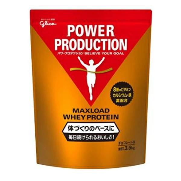 グリコ プロテイン 3kg パワープロダクション マックスロード ホエイプロテイン チョコレート味 ...