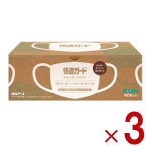 快適ガード マスク ふつうサイズ 個別包装 ( 30枚入 )/ 不織布 個包装