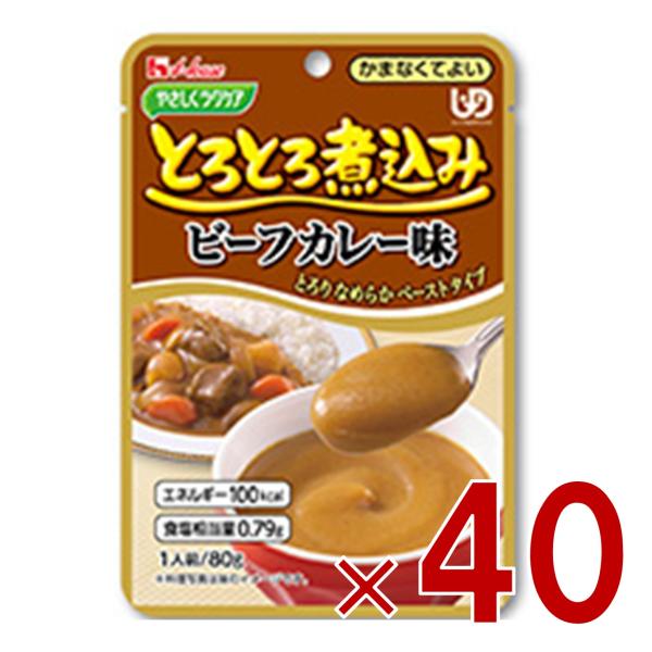 ハウス食品 やさしくラクケア とろとろ煮込み ビーフカレー味 80g ハウスギャバン ギャバン ケア...