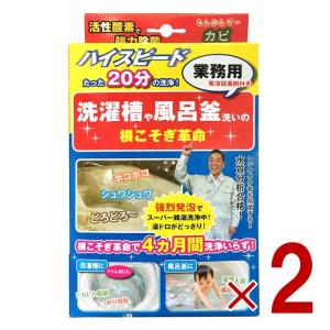 宮崎化学 根こそぎ革命 業務用 カビ取り洗浄剤 風呂釜 洗濯槽 大掃除 ハイスピード 100％酵素 強力除菌 2個｜sgline