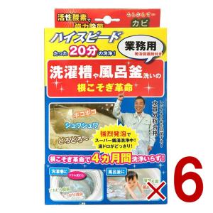 宮崎化学 根こそぎ革命 業務用 カビ取り洗浄剤 風呂釜 洗濯槽 大掃除 ハイスピード 100％酵素 強力除菌 6個｜sgline