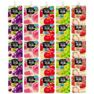 たらみ おいしい 蒟蒻ゼリー 150g 5種×6個 計30個 (ぶどう,ピーチ,りんご,マスカット,いちご) こんにゃくゼリー 低カロリー